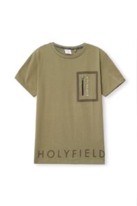 HOLYFIELD Olive Utility Tee