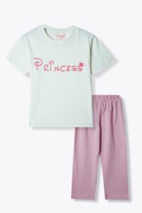 Princess Print Girls’ Casual Co-ord Set