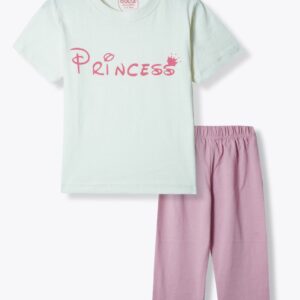 Princess Print Girls’ Casual Co-ord Set