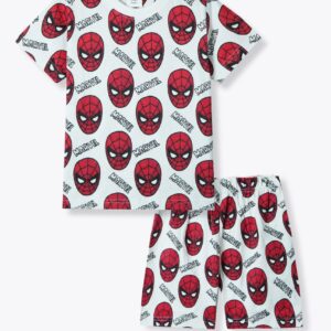 Marvel Spider-Man Print T-Shirt & Shorts Set