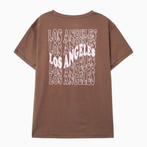 Kids’ Brown “Los Angeles” Graphic T-Shirt