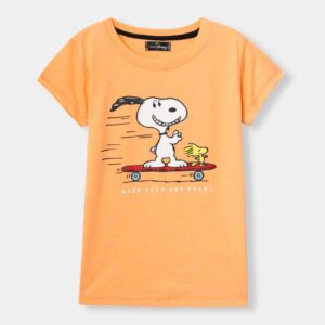 Kids’ Orange “Make Your Own Rules” Graphic T-Shirt