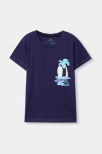 Kids’ Navy “Sunny Vibes” Graphic T-Shirt