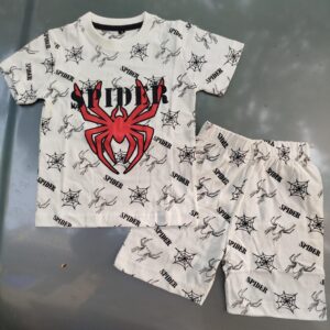 Everyday Casual Spider Short Set for Boys