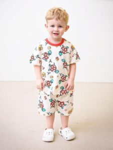 Turtle & Toy Print Casual Co-Ord Set for Boys